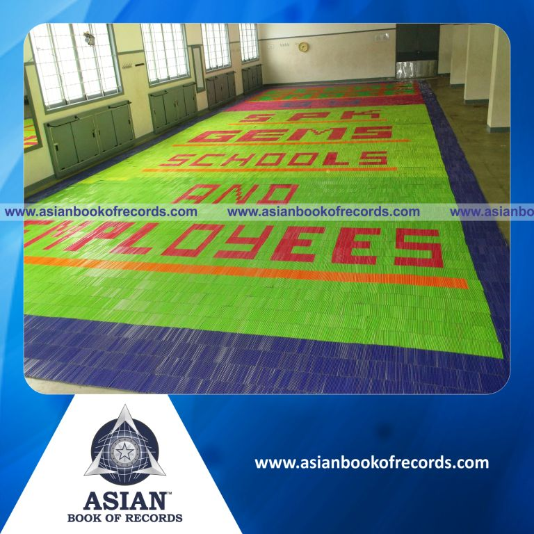 Largest Pencil Mosaic by a Team