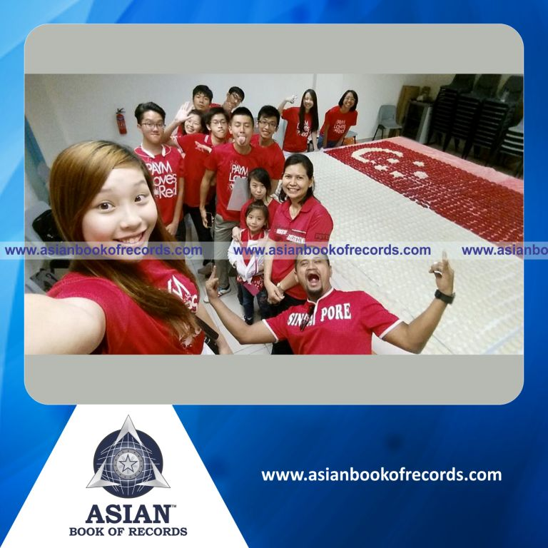 Largest National Flag made of Angkukuehs
