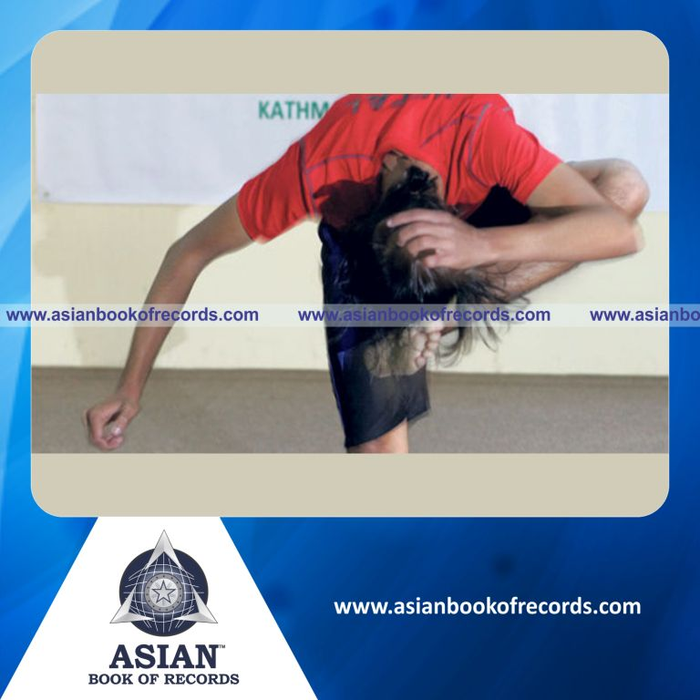 Highest Number of Kicks to the Self Head in 1 Minute by an Individual (Male)