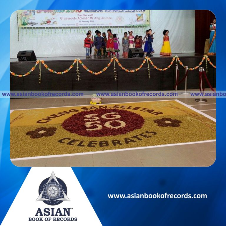 Largest Mosaic made of Spices