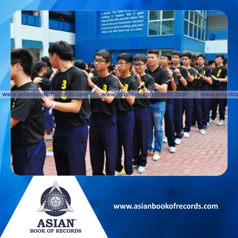 Highest Number of People in a Body Percussion Chain