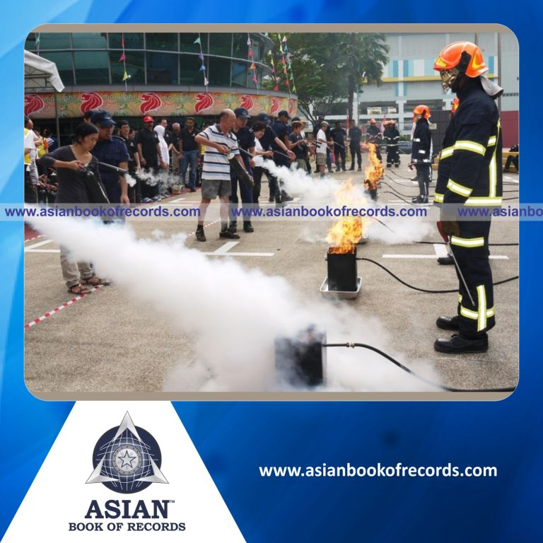 Highest Number of Participants  in Fire Extinguisher Training Session (Single Venue)