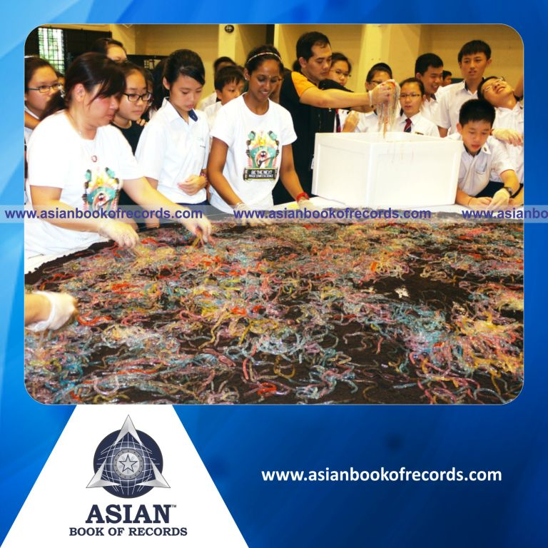 Largest Logo made of Jelly Worms