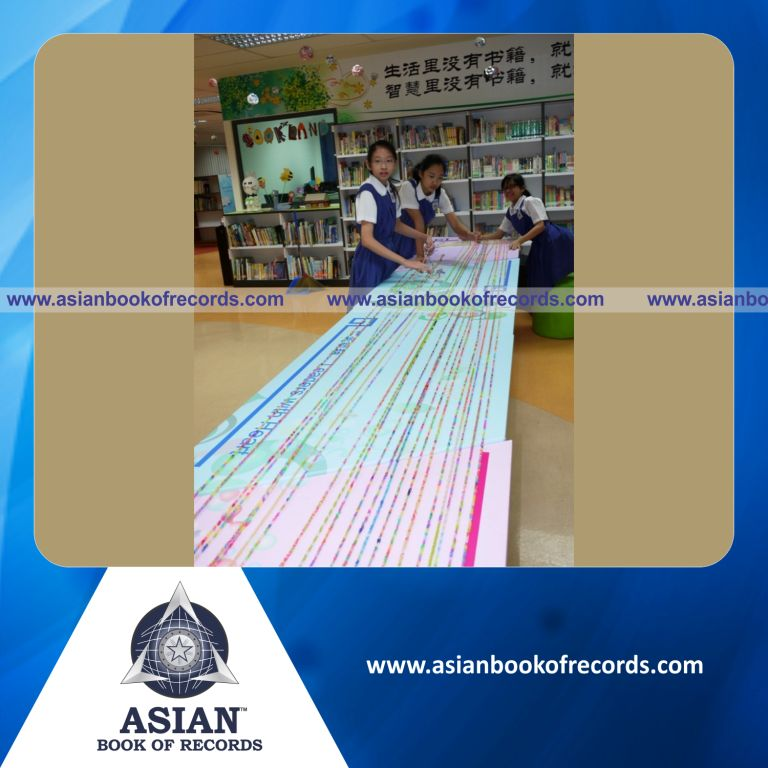 Longest Chain made of Rubber Band Bracelets