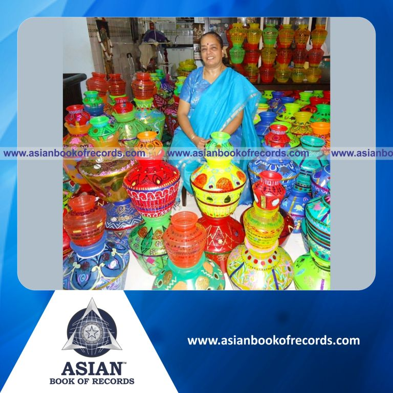Highest Number of Handpainted Kudams Displayed (Single Venue)