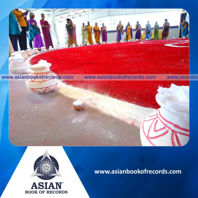 Largest Rangoli made of Sand