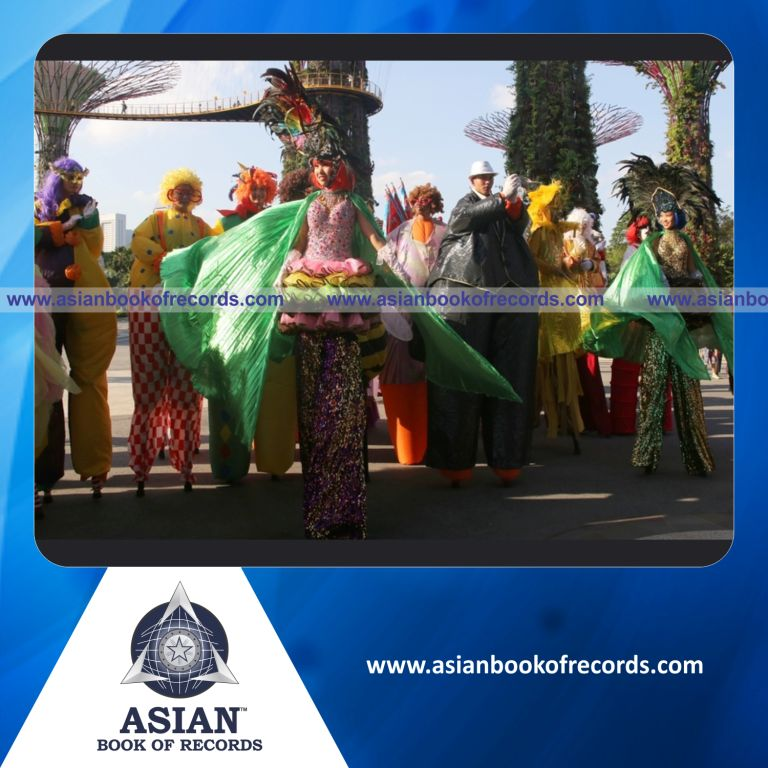 Highest Number of Participants  in Stilt Walkers