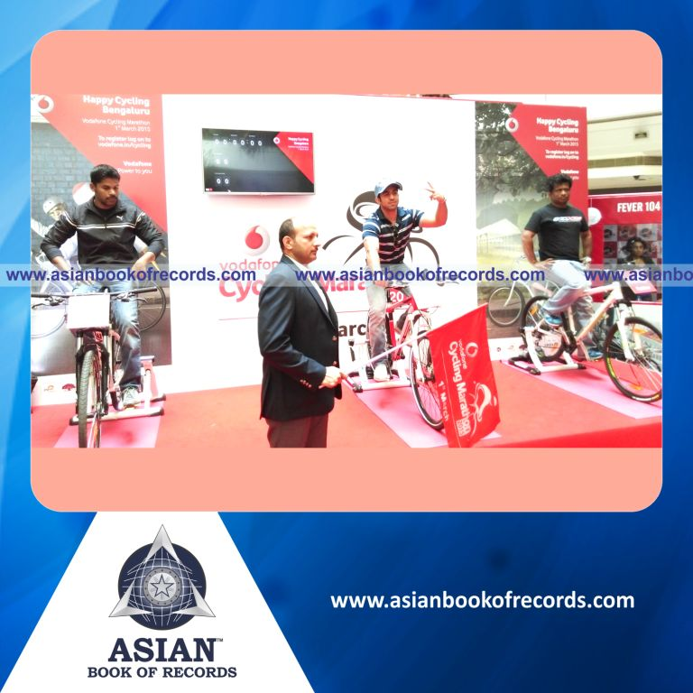 Highest Number of Participants in Cycling Marathon