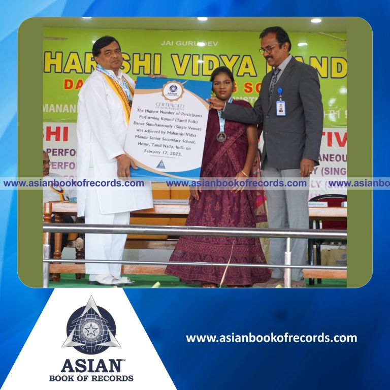Highest Number of Participants Performing Kummi (Tamil Folk) Dance Simultaneously (Single Venue)