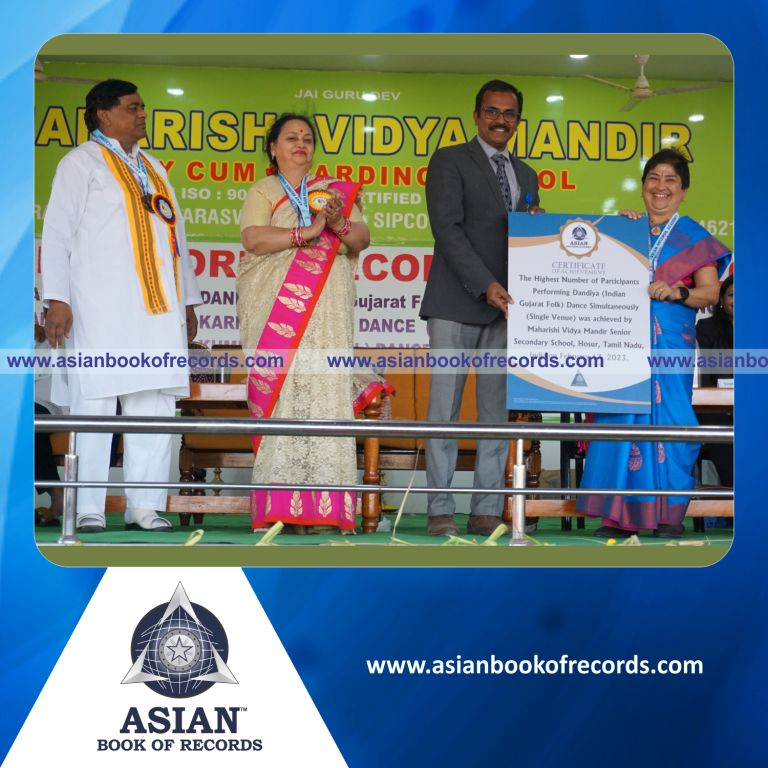 Highest Number of Participants Performing Dandiya (Indian Gujarat Folk) Dance Simultaneously (Single Venue)