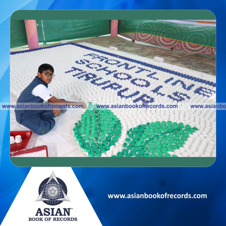 Largest Paper Cups Mosaic by an Individual (Minor-Male)