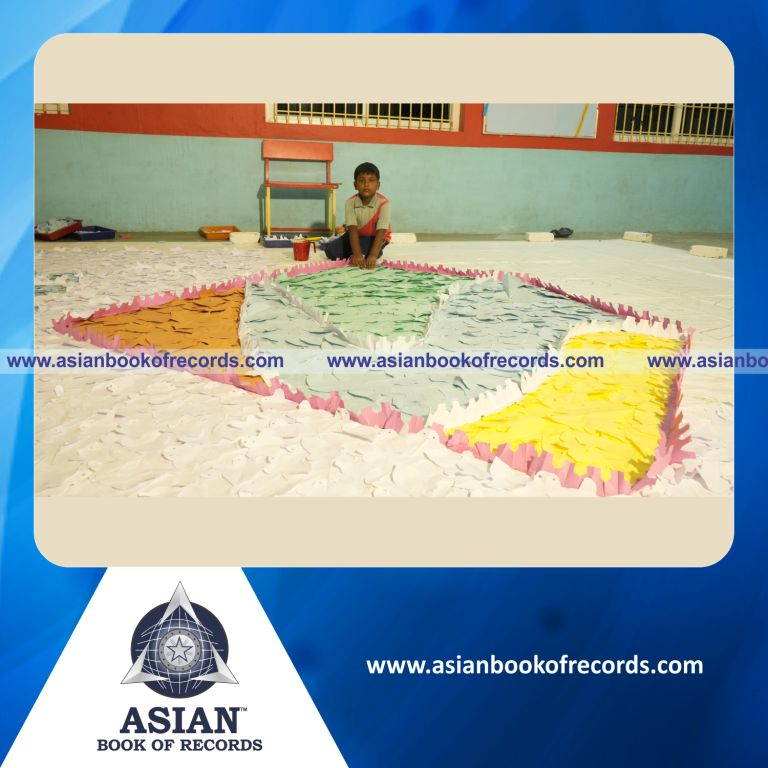 Largest Kirigami Mosaic by an Individual (Minor-Male)
