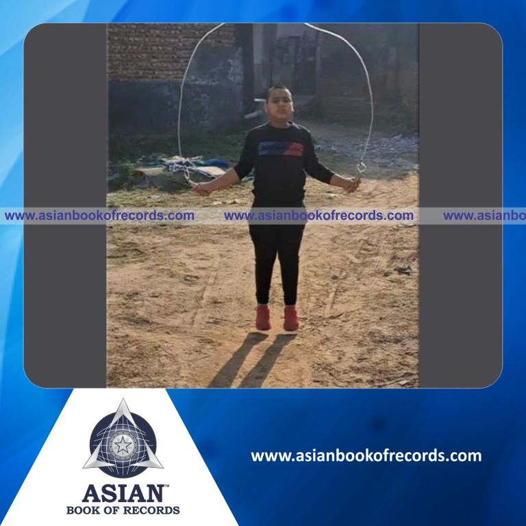 Longest Time to Perform Non-Stop Rope Skipping by an Individual (Minor-Male)