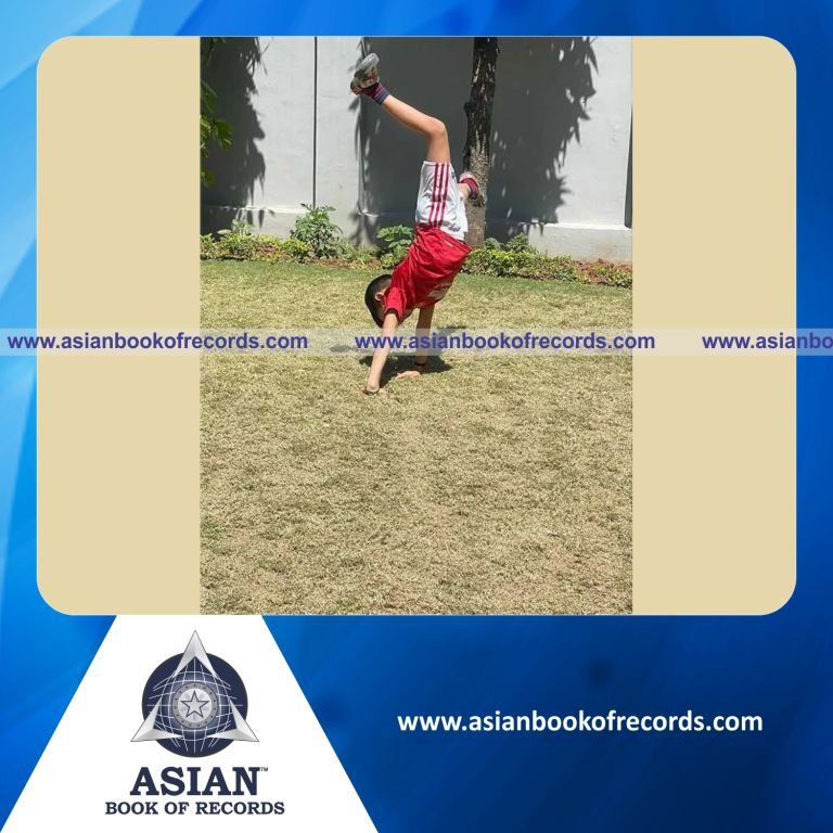 Highest Number of Cartwheels Performed in 1 Minute by a Pre-Schooler