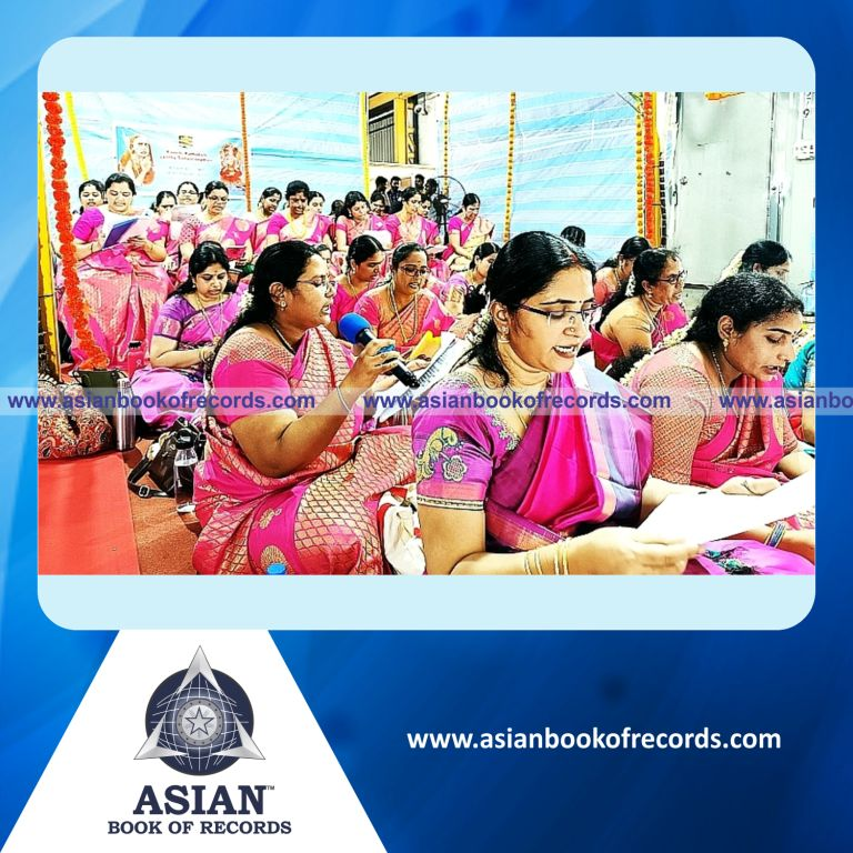 Highest Number of Participants Reciting Shlokas Simultaneously for 4 Hours (Single Venue)