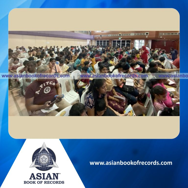 Highest Number of Participants Reading Books Simultaneously (Single Venue)